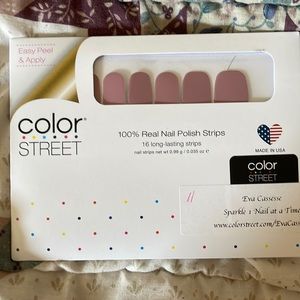 Color street nail strip